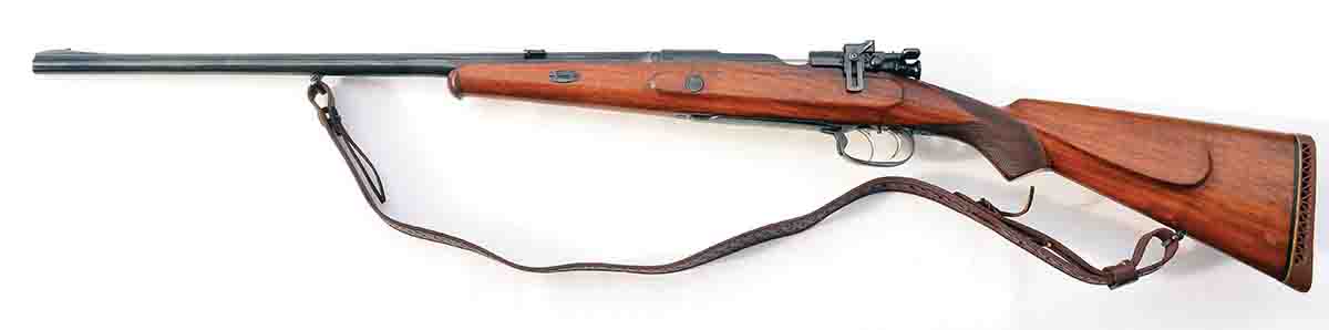 At seven pounds, loaded and with a sling the Haenel, with its 21-inch barrel, is an ideal stalking rifle.